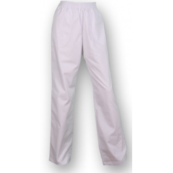 Pantalón elástico blanco