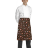 Delantal largo sin peto estampado Sweets